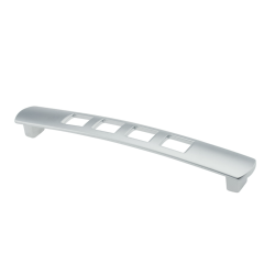 Ручки для меблів DRR 08/160 G6 ХРОМ матовий (алюміній)