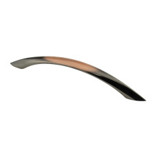 Ручки для мебели DS 26/128 G1/С НИКЕЛЬ ЧЁРНЫЙ / МЕДЬ