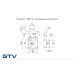 Купити Замок GTV квадратний хром 138 + ламаний ключ  від Фурнітура GTV - 1