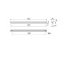 Профільна ручка для комода GIFF 1/272/320 золото браш