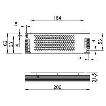 Блок живлення для LED, 150W, 12V, IP20, компакт. метал. корпус