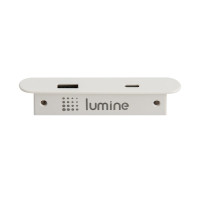 Вбудована USB-розетка овальна Lumine PULSE, 2xUSB A+C (30W), білий