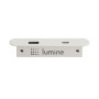 Вбудована USB-розетка овальна Lumine PULSE, 2xUSB A+C (30W), білий