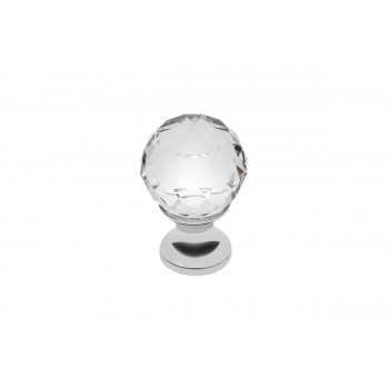 Купить Ручка GTV Crystal Palace CRPA d 25 Хром+Скло СО СТРАЗАМИ И КРИСТАЛЛАМИ от Мебельные ручки GTV (Польша)
