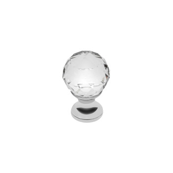Купить Ручка GTV Crystal Palace CRPA d 25 Хром+Скло СО СТРАЗАМИ И КРИСТАЛЛАМИ от Фурнитура GTV