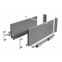 Висувна система AXIS PRO Push to open l-450 мм високий H168 Графіт
