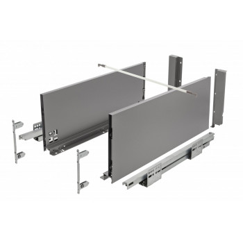 Купить Висувна система AXIS PRO Push to open l-450 мм високий H168 Графіт AXIS PRO графит GTV выдвижные ящики от GTV ФУРНИТУРА
