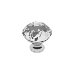 Ручка GTV Crystal Palace CRPB d 40 Хром+Скло