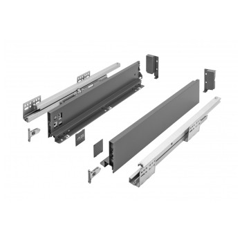 Купить Висувна система AXIS PRO l-600 мм низький H84 Графіт AXIS PRO графит GTV выдвижные ящики от GTV ФУРНИТУРА