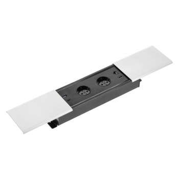  Розетка для стільниці 2 розетки +USB +HDMI Біла