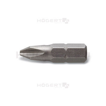 Купить Бит PH2 25 мм сталь S2 (10 шт) БИТЫ от HOGERT ™