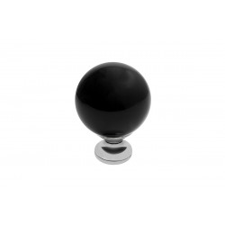 Ручка GTV Crystal Palace CRPС d 30 Хром+Чорне скло А