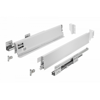 Купити Висувна система MODERN BOX PRO L-450 низький H-84 Білий MODERN BOX GTV для кутових ящиків від GTV ФУРНІТУРА