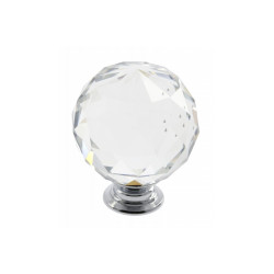 Ручка GTV Crystal Palace CRPJ d 40 Хром+Скло