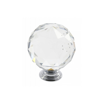 Купити Ручка GTV Crystal Palace CRPJ d 40 Хром+Скло ЗІ СТРАЗАМИ І КРИСТАЛАМИ від Фурнітура GTV