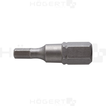 Купити Біт HEX 4 25 мм сталь S2 Slim для конфірмата (2 шт) БІТИ від HOGERT ™