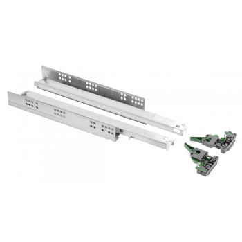Купити Направляюча MODERN SLIDE PRO нижнього кріплення повного висуву L-400 (16-18 мм) 3D НАПРЯМНІ ПРИХОВАНОГО МОНТАЖУ від GTV ФУРНІТУРА