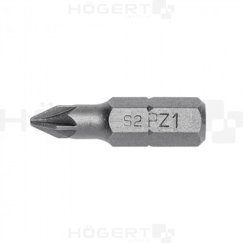 Купити Біт  PZ1 сталь S2 25мм (5 шт) БІТИ від HOGERT ™