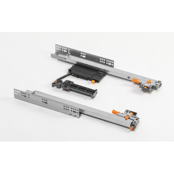 Купити Направляючі MODERN SLIDE PRO нижнього кріплення повного висуву L-500 18 мм SOFT CLOSE + PUSH TO OPEN НАПРЯМНІ GTV від GTV ФУРНІТУРА