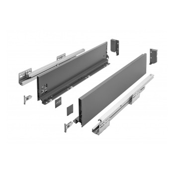 Купити Висувна система AXIS PRO l-250 мм середній H116 Графіт AXIS PRO графіт GTV висувні ящики від GTV ФУРНІТУРА