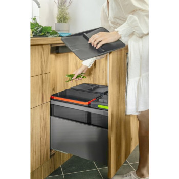 Купить Сегрегатор AxiSpace 600 1х15л + 3х7л МУСОРНОЕ ВЕДРО от GTV ФУРНИТУРА