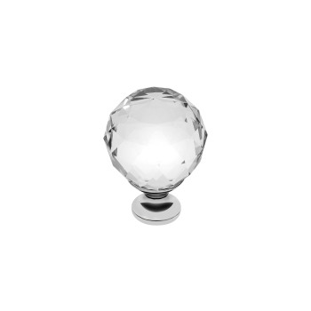 Купити Ручка GTV Crystal Palace CRPA d 40 Хром+Скло ЗІ СТРАЗАМИ І КРИСТАЛАМИ від Фурнітура GTV