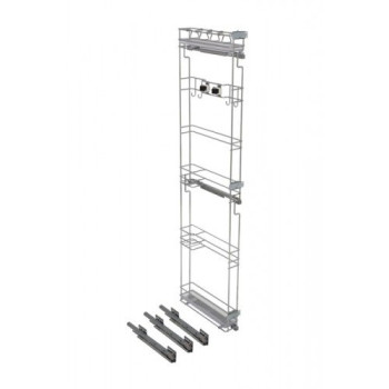 Купити Кошик карго VIBO 150 MAXI бок. Лев. з гачками КАРГО КУХНЯ від Меблева фурнітура VIBO (Італія)