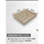 Лоток під столові прибори OrgaTray 570 500 * L500 сірий