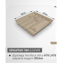 Лоток під столові прибори OrgaTray 590 550 * L470 білий