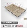 Вкладиш для столових приборів OrgaTray 440 W800-701 / L520-441 Білий