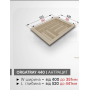 Лоток під столові прибори OrgaTray 440 W400-351 / L520-441 Hettich Сірий 
