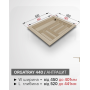 Органайзер для столових приборів OrgaTray 440 W450-401 / L520-441 Сірий