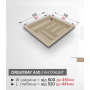 Лоток для вилок і ложок OrgaTray 440 W500-451 / L520-441 Антрацит