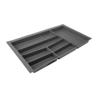Лоток для столових приборів 32/76 Volpato 840х490 графіт