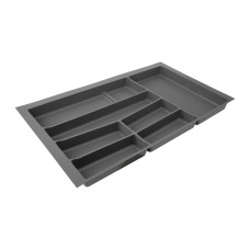 Лоток для столових приборів 32/76 Volpato 840х490 графіт