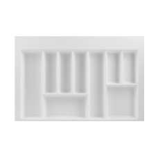 Лоток для столових приборів W=800 (750-690mm) L=500 H=55 білий матовий MULLER