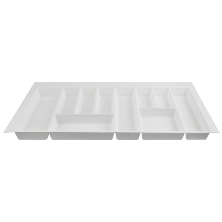 Лоток для столових приборів W=900 (850-790mm) L=500 H=55 білий матовий MULLER