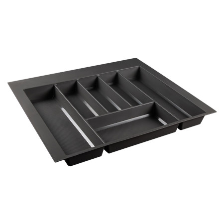 Лоток для столових приборів W=600 (550-490mm) L=500 H=55 антрацит MULLER
