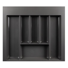 Лоток для столових приборів W=600 (550-490mm) L=500 H=55 антрацит MULLER