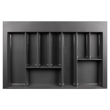 Лоток для столовых приборов W=800 (750-690mm) L=500 H=55 серый MULLER