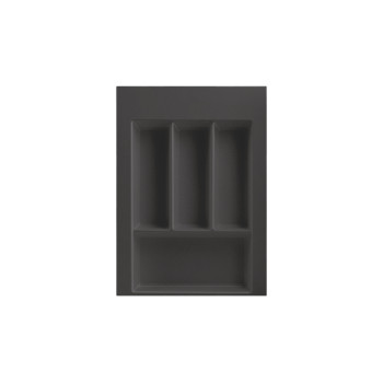 Лоток для столовых приборов W=400 (350-290mm) L=500 H=55 антрацит матовый MULLER