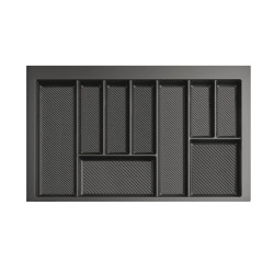 Лоток для столових приборів MAX 800 мм 690-750x490 графіт REJS