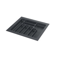 Лоток для столовых приборов пластик STARAX S-2287-A 540*490*45 антрацит