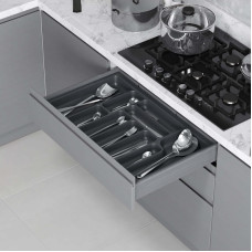 Купити лоток для столових приладів STARAX S-2289-А 740*490*45 антрацит