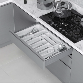 Лоток для ложек и вилок STARAX S-2289-W 740*490*45 белый