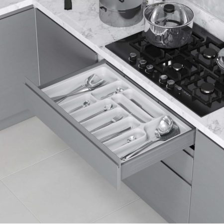 Лоток для вилок і ложок STARAX S-2285-W 440*490*45 білий