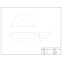 Ручка меблева Branch/ 32-80, горіх
