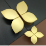 РУЧКА МЕБЛЕВА PETAL/ БРАШОВАНЕ ЗОЛОТО