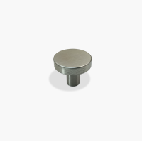 Ручка кнопка Puck инокс глянец