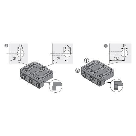 Кондуктор свердлильний BIue Jig для отворів під дюбеля (9079402) Hettich